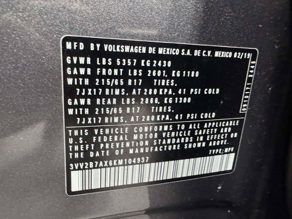 2019 Volkswagen Tiguan 2.0T SE