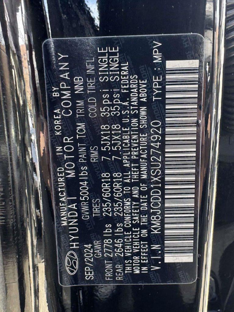 2025 Hyundai Tucson Hybrid SEL Convenience