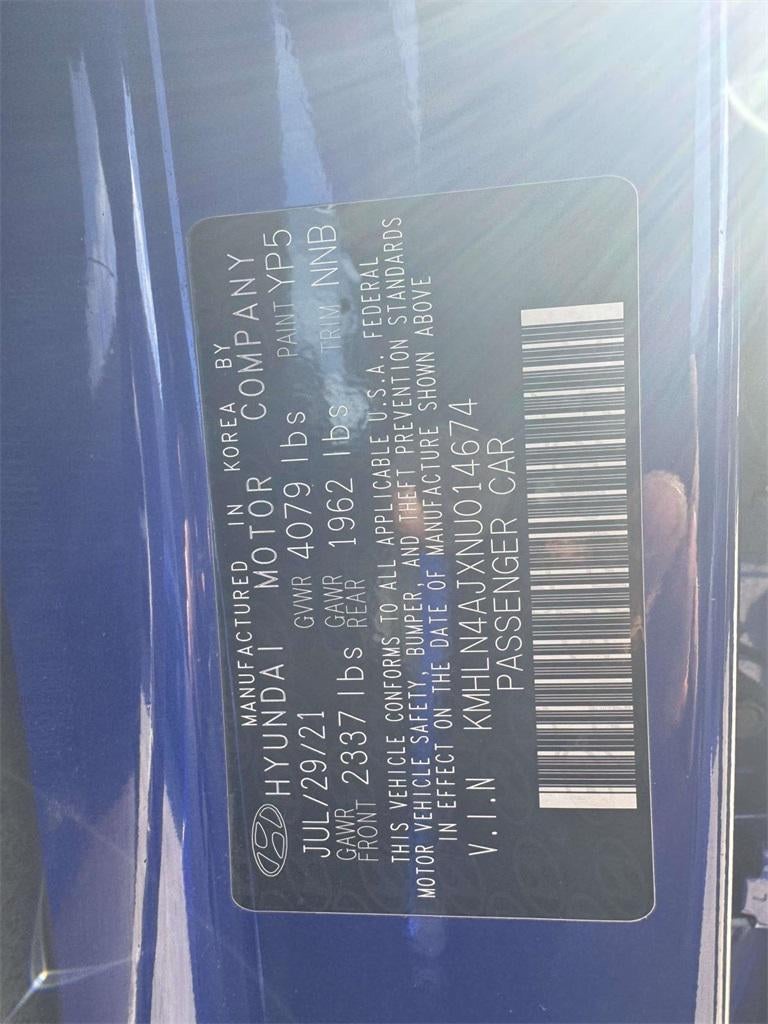 2022 Hyundai Elantra Hybrid Limited