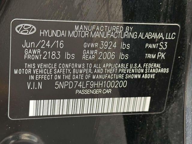 2017 Hyundai Elantra SE