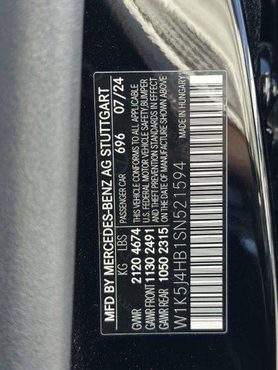 2025 Mercedes-Benz CLA 250 Coupe CLA 250