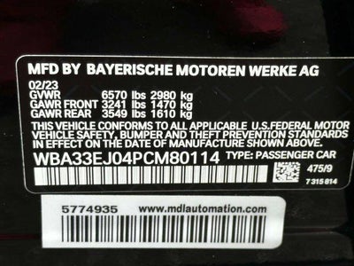 2023 BMW 760 760i xDrive