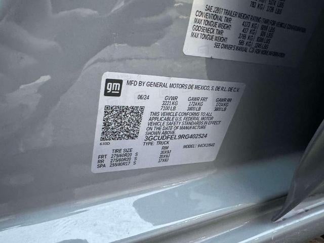 2024 Chevrolet Silverado 1500 4WD Crew Cab Short Bed LT Trail Boss