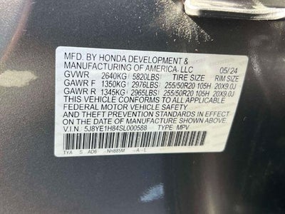 2025 Acura MDX Advance Package