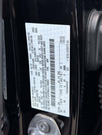 2022 Lincoln Corsair Standard