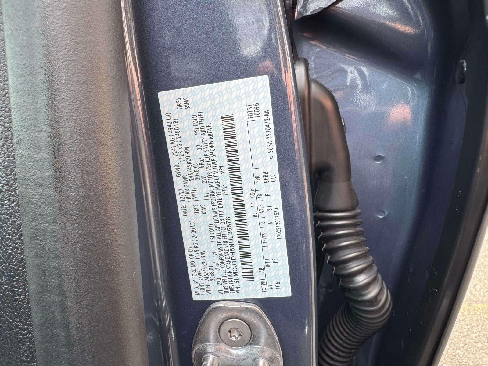 2022 Lincoln Corsair Standard