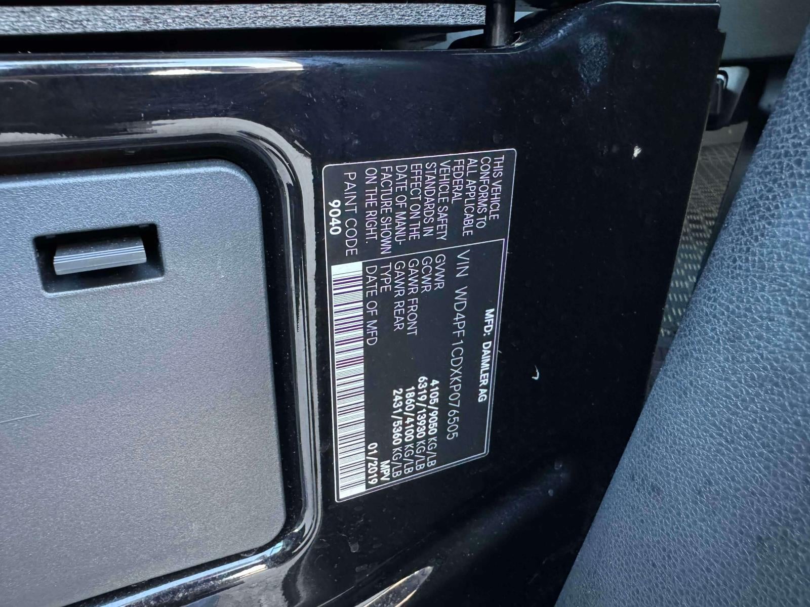 2019 Mercedes-Benz Sprinter 2500 High Roof V6