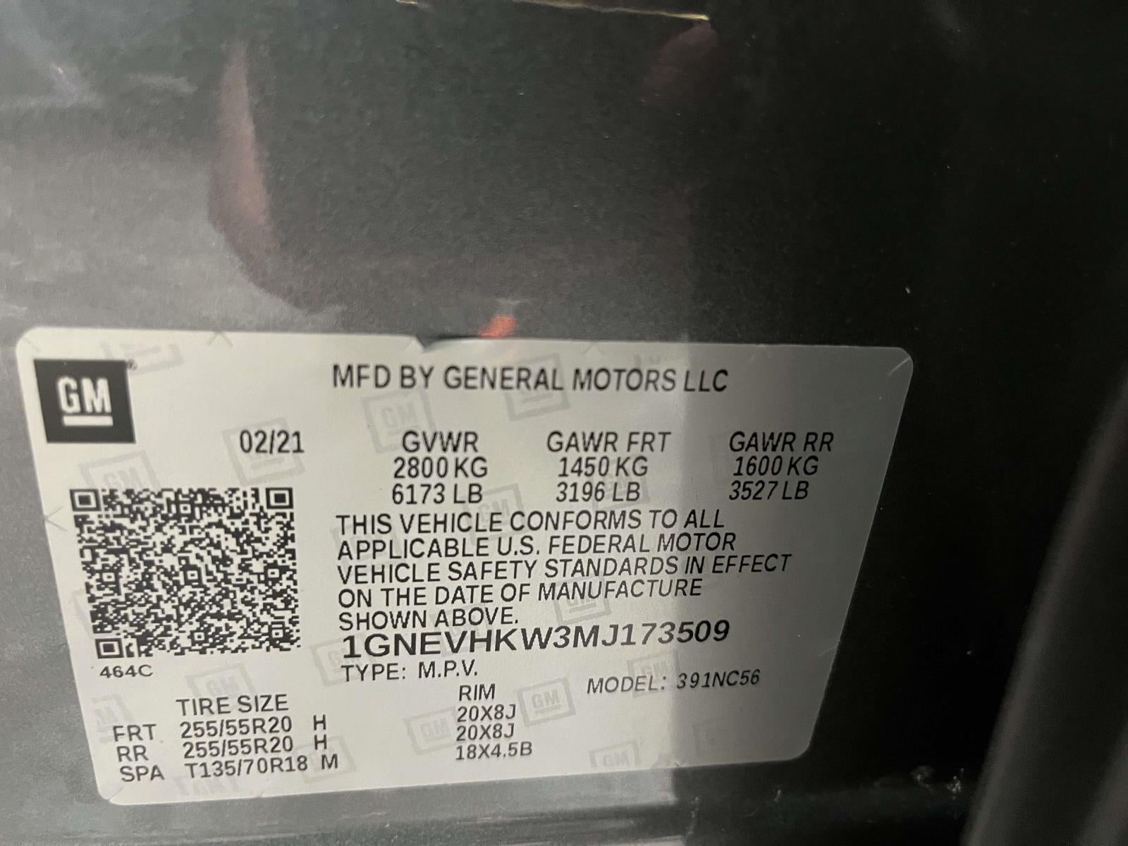 2021 Chevrolet Traverse AWD LT Leather