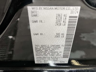 2025 Nissan Altima S FWD