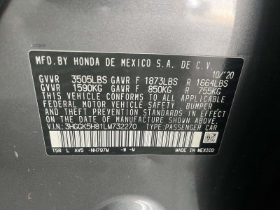 2020 Honda Fit EX