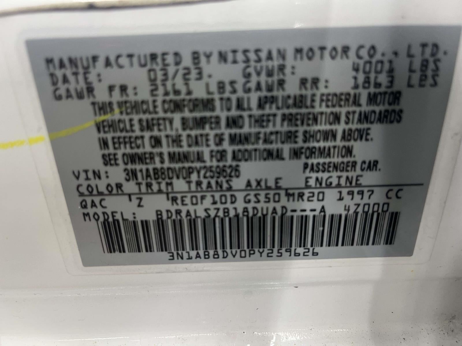 2023 Nissan Sentra SR Xtronic CVT