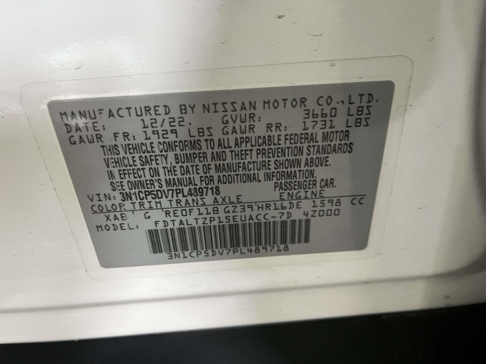 2023 Nissan Kicks SR Xtronic CVT