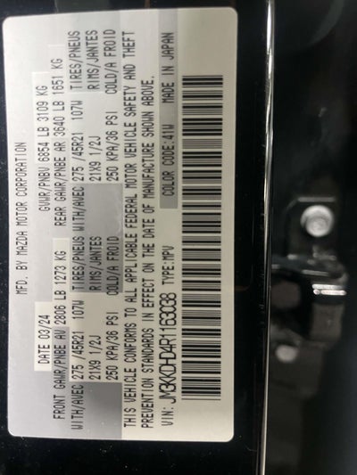 2024 Mazda Mazda CX-90 3.3 Turbo Premium