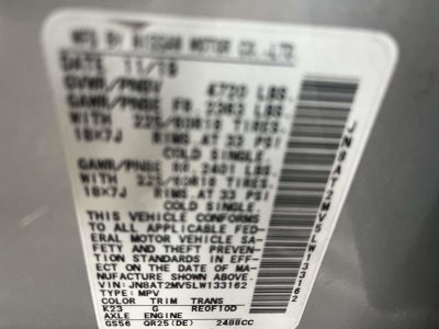 2020 Nissan Rogue SV Intelligent AWD