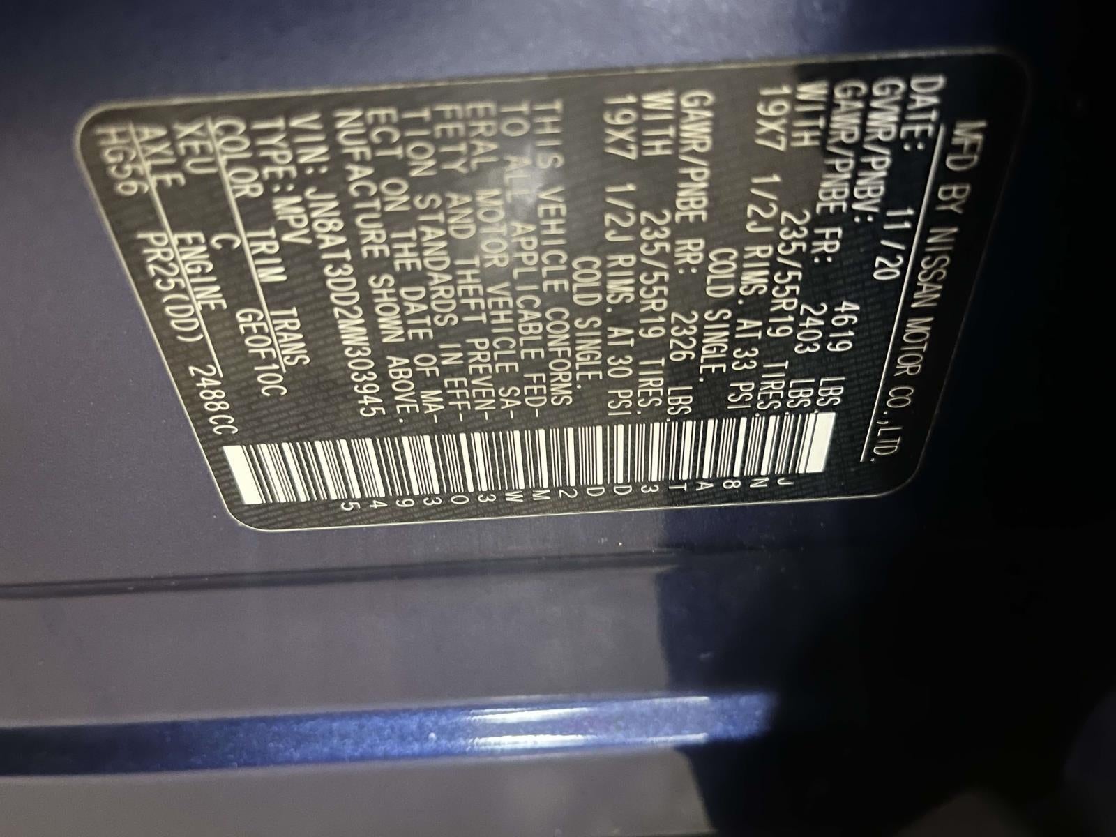 2021 Nissan Rogue Platinum Intelligent AWD