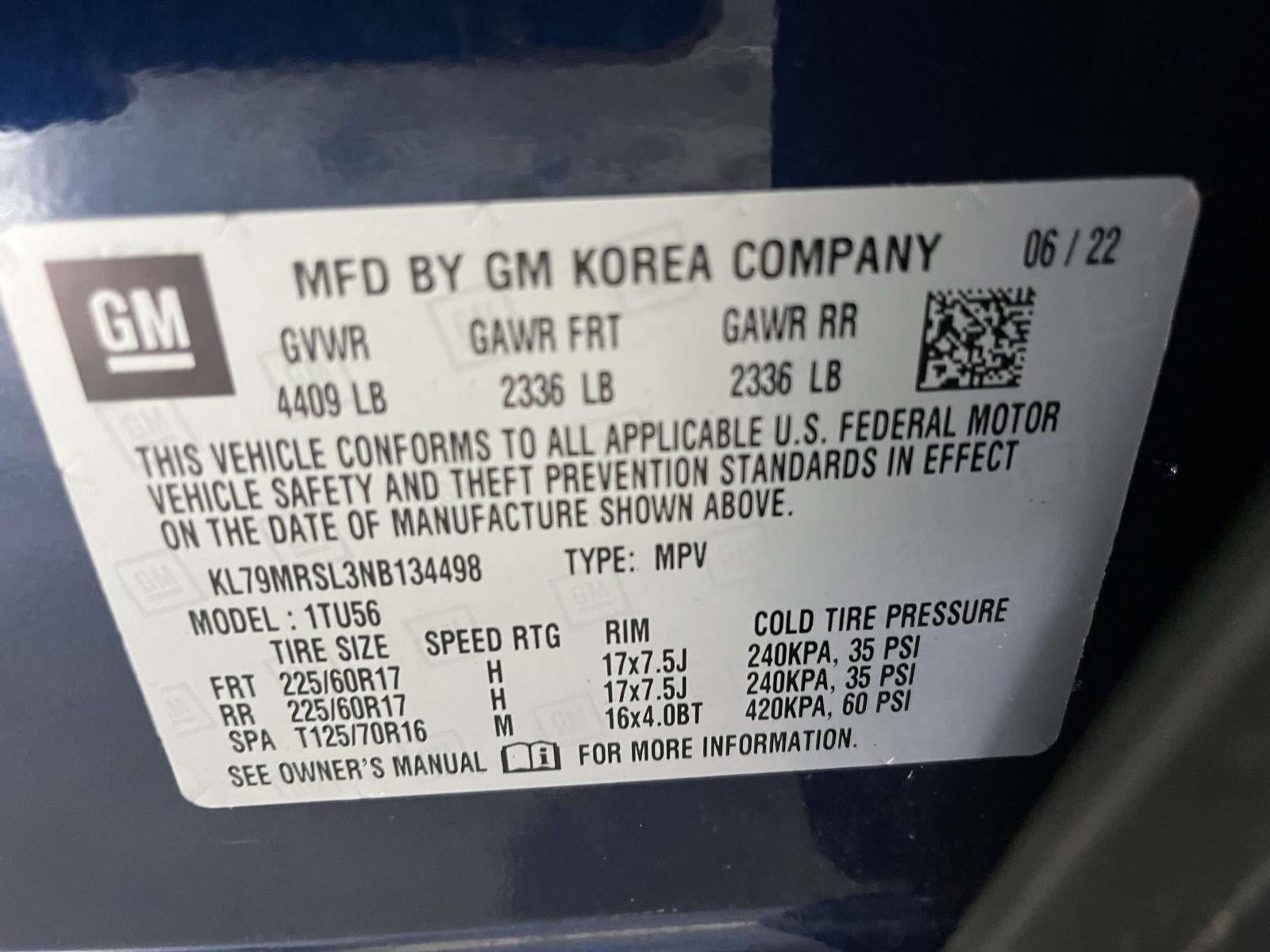 2022 Chevrolet Trailblazer AWD LT