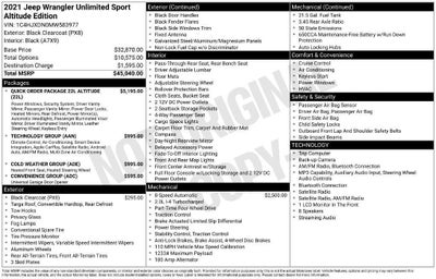 2021 Jeep Wrangler Unlimited Sport Altitude