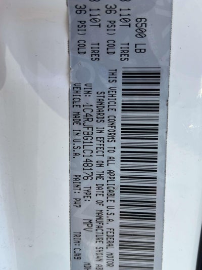 2020 Jeep Grand Cherokee Limited 4X4