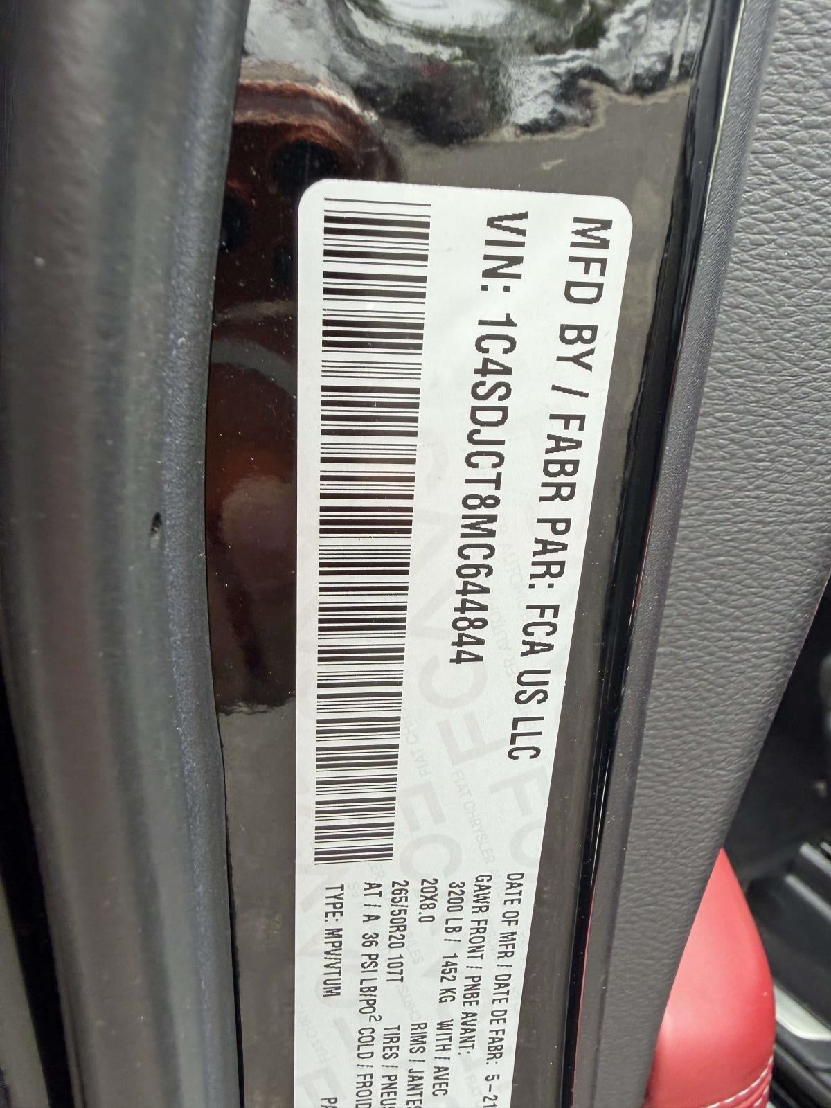 2021 Dodge Durango R/T