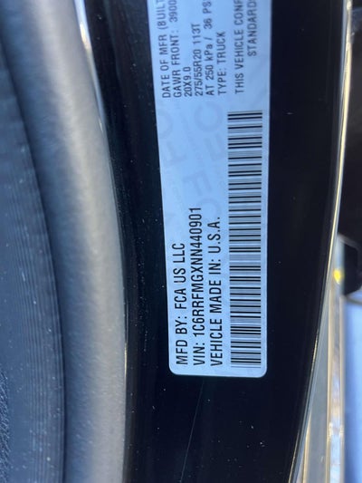 2022 RAM 1500 Big Horn Crew Cab 4x4 6'4' Box