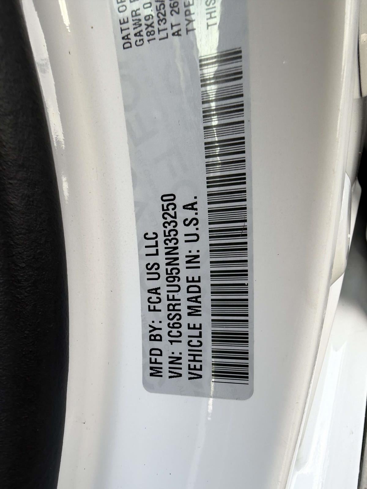 2022 RAM 1500 TRX Crew Cab 4x4 5'7' Box