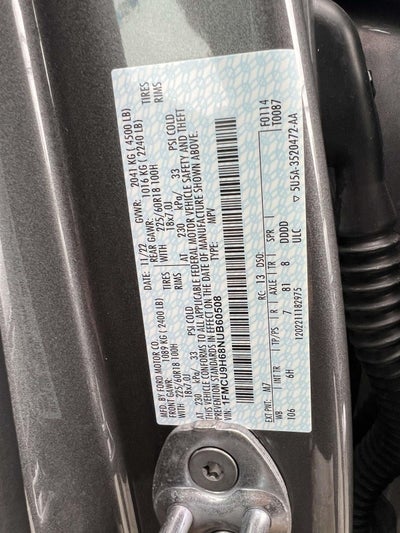 2022 Ford Escape SEL