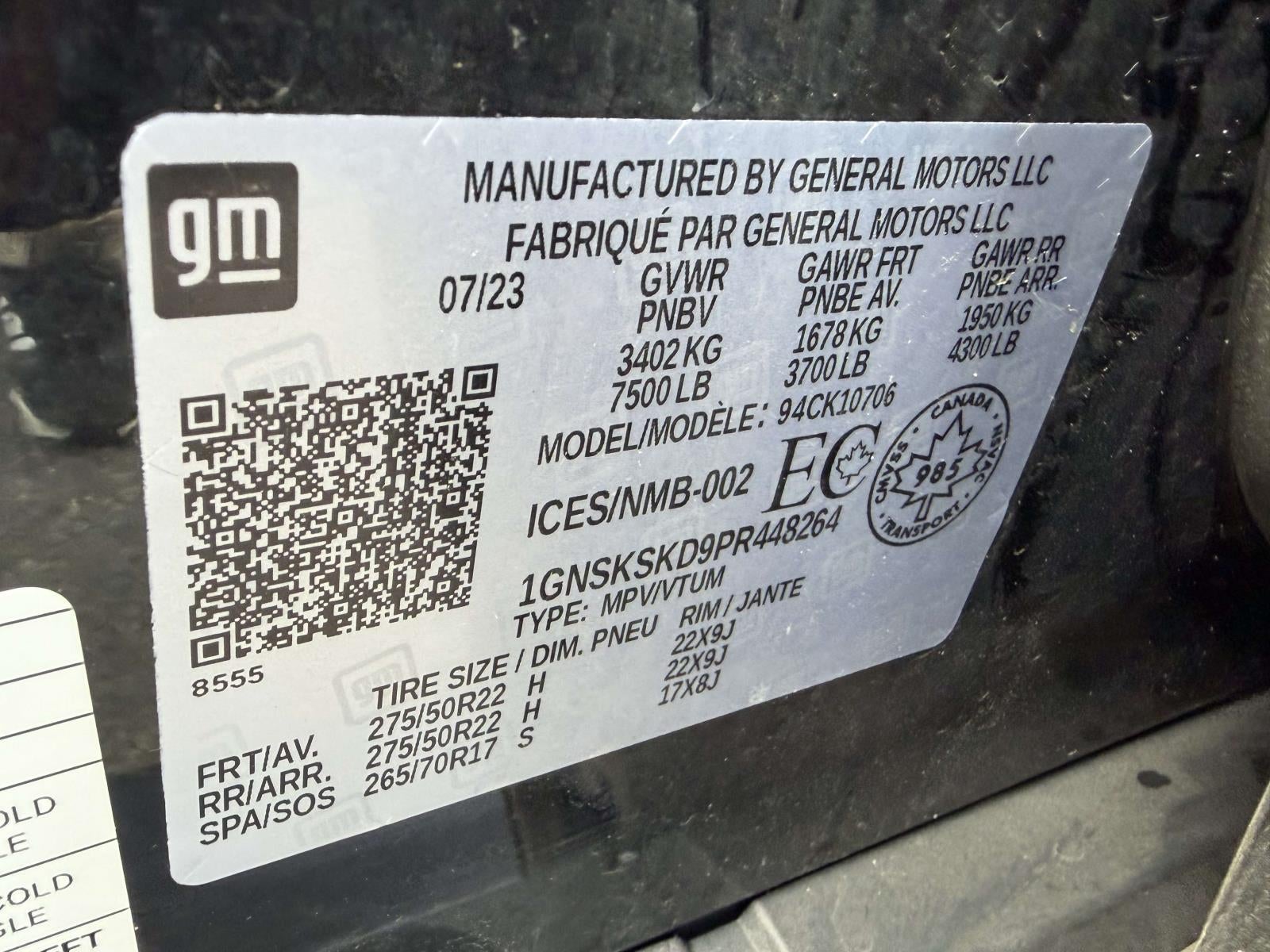 2023 Chevrolet Tahoe Premier