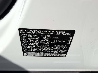 2021 Volkswagen Atlas Cross Sport 3.6L V6 SEL Premium