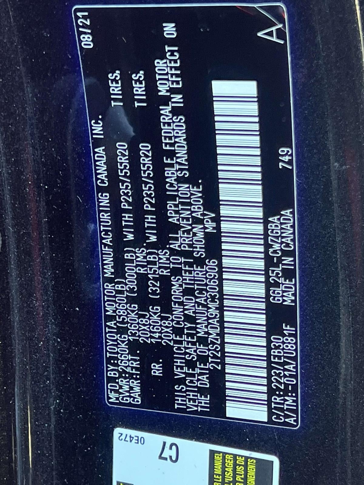 2021 Lexus RX 350 F SPORT Appearance