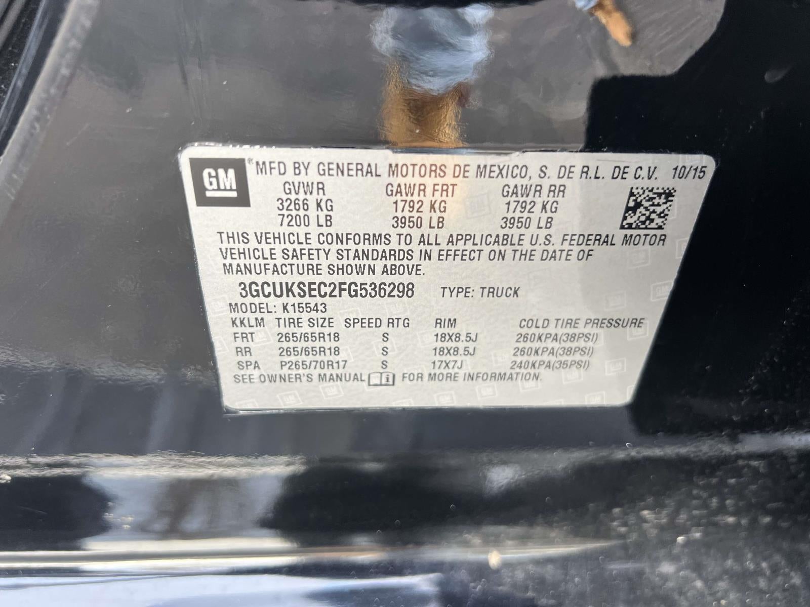 2015 Chevrolet Silverado 1500 2LZ