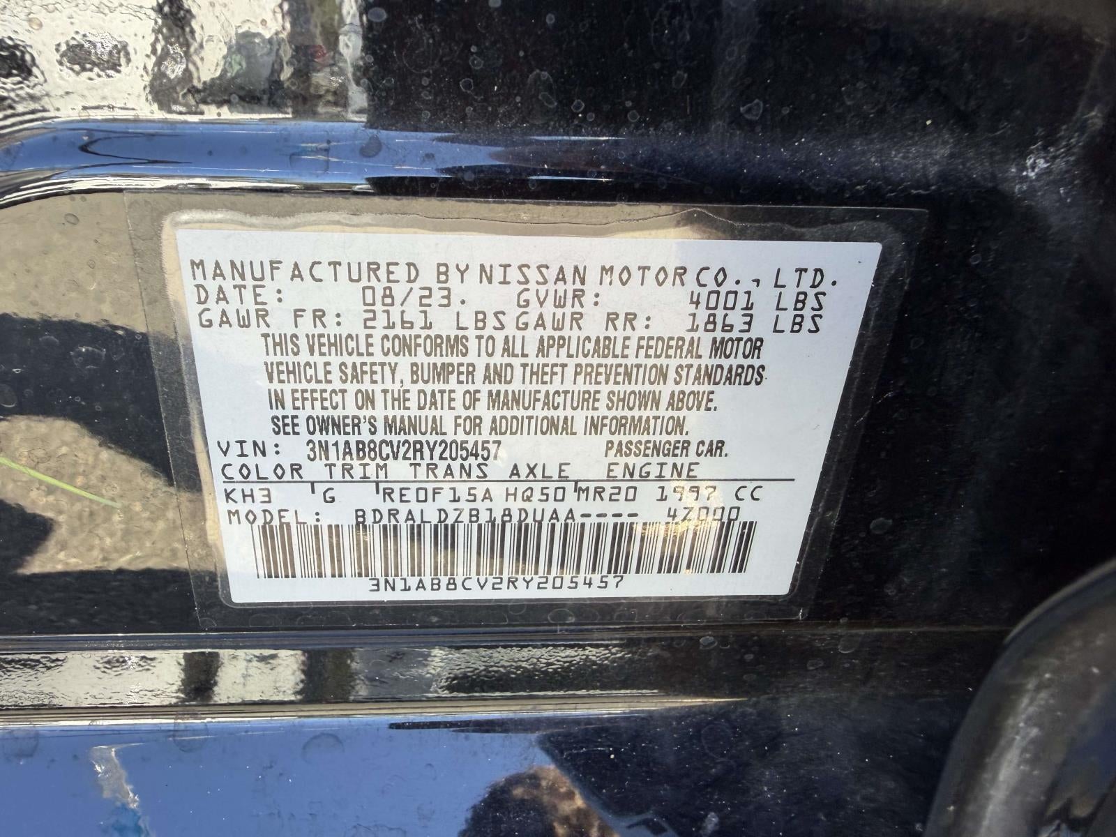 2024 Nissan Sentra SV Xtronic CVT