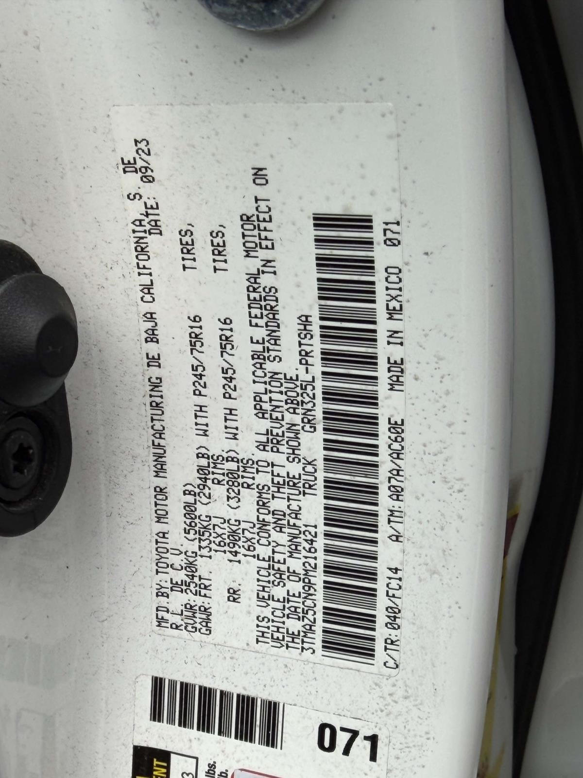 2023 Toyota Tacoma SR5 V6