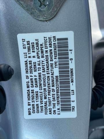 2012 Honda Civic Sdn EX