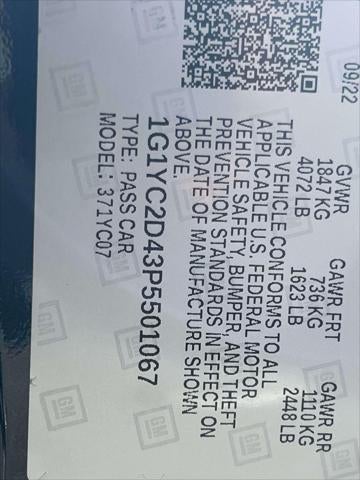 2023 Chevrolet Corvette Stingray 3LT