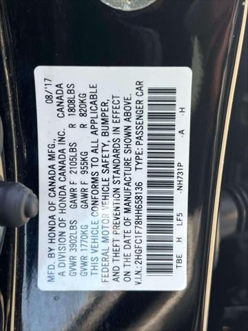 2017 Honda Civic Sedan EX-L