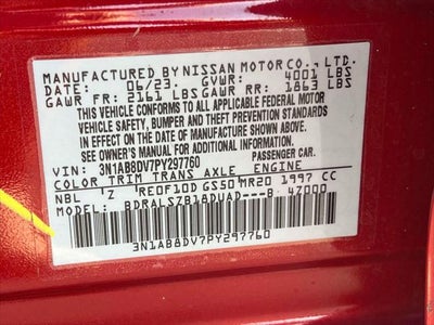 2023 Nissan Sentra SR
