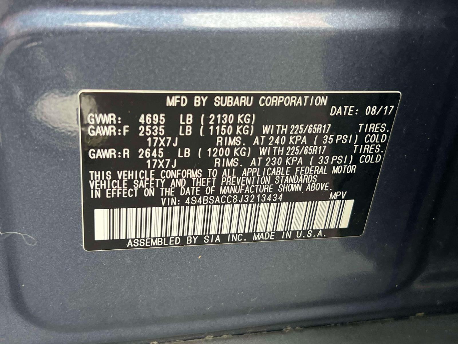 2018 Subaru Outback Premium