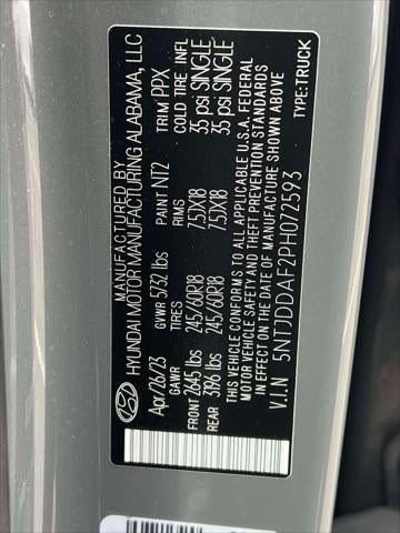 2023 Hyundai Santa Cruz SEL Premium