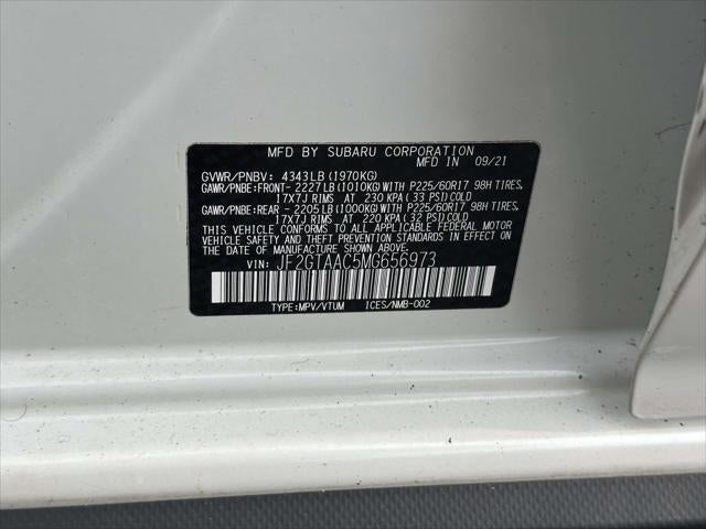 2021 Subaru Crosstrek Manual