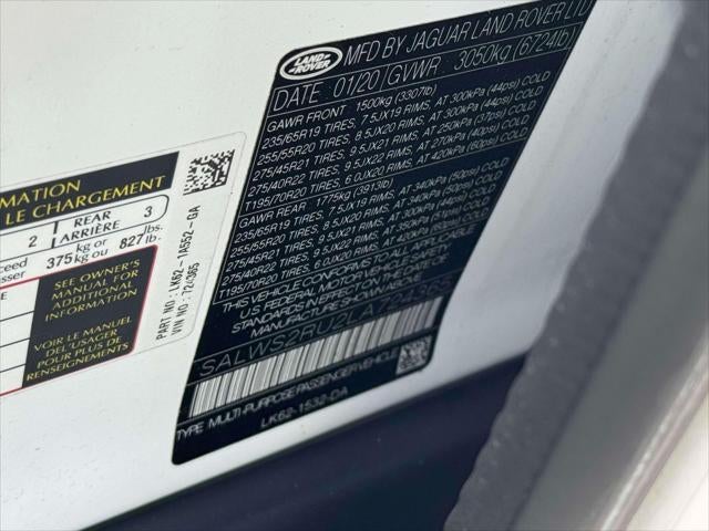 2020 Land Rover Range Rover Sport HST