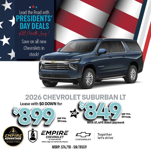 2026 Chevrolet Suburban LT