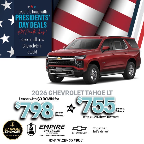 2026 Chevrolet Tahoe LT