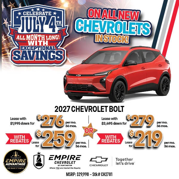 2027 Chevrolet Bolt