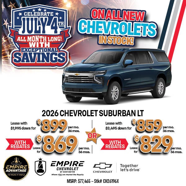 2026 Chevrolet Suburban LT