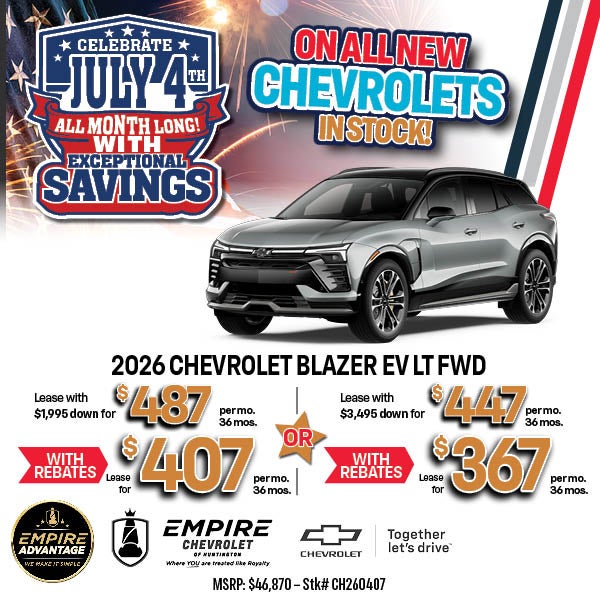 2026 Chevrolet Blazer EV LT FWD